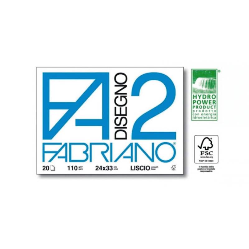 Album Fabriano® F4 liscio – 24x33 cm - Cartoidea