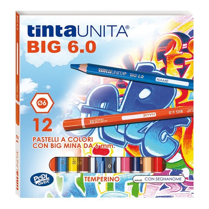 tintaUNITA® Big 6.0 - astuccio 12 colori - Cartoidea