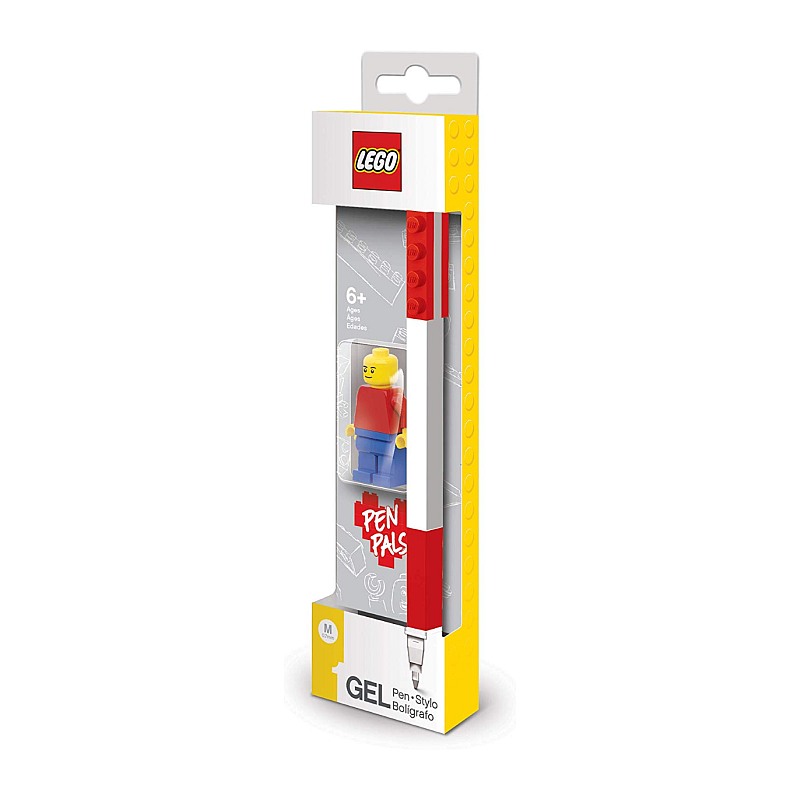 1 penna LEGO® rossa semplice - Cartoidea