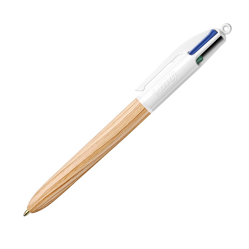 Penna bic 4 colori champagne cf.12