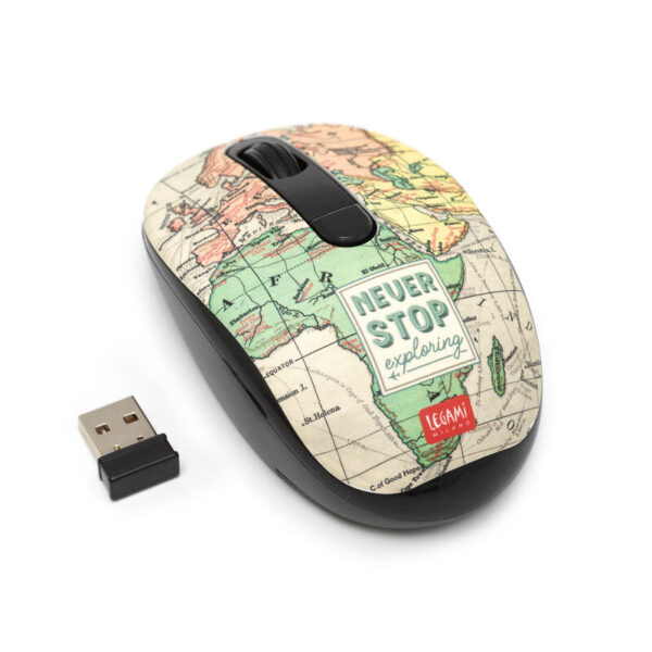Mouse Wireless con Ricevitore USB Travel - Cartoidea
