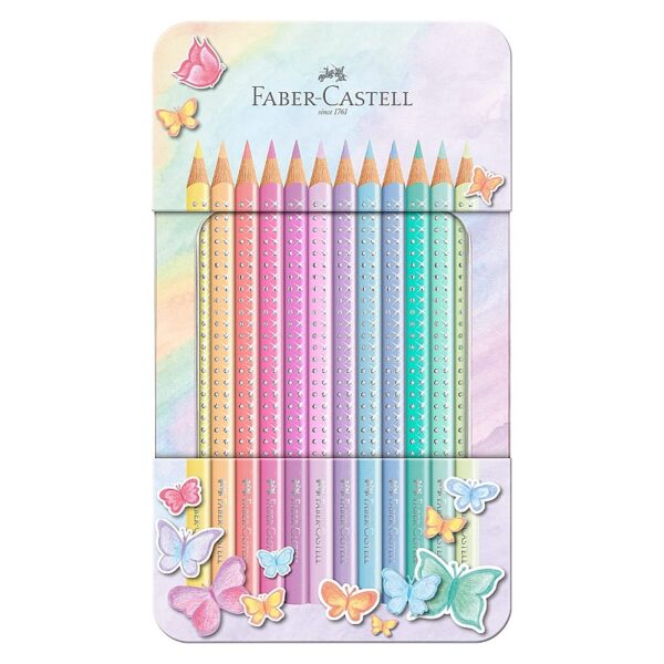 SPARKLE PASTEL matite colorate- astuccio 12 colori - Cartoidea