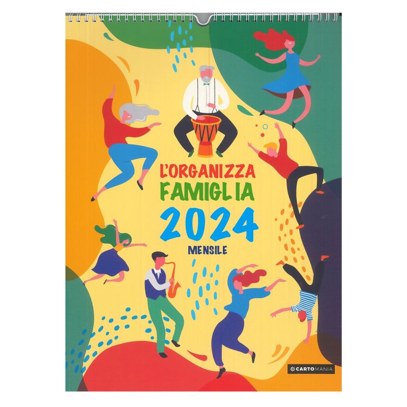 Calendario della Famiglia 2024 - L'ORGANIZZA FAMIGLIA 2 - Cartoidea